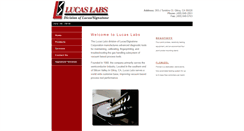 Desktop Screenshot of lucaslabs.com